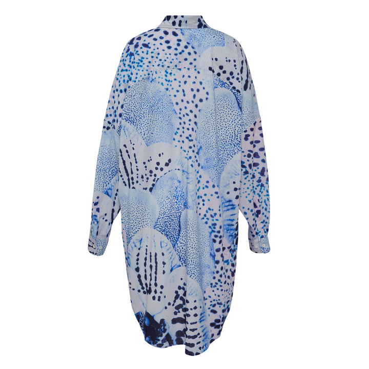 Oversized Cocoon Shirt Dress