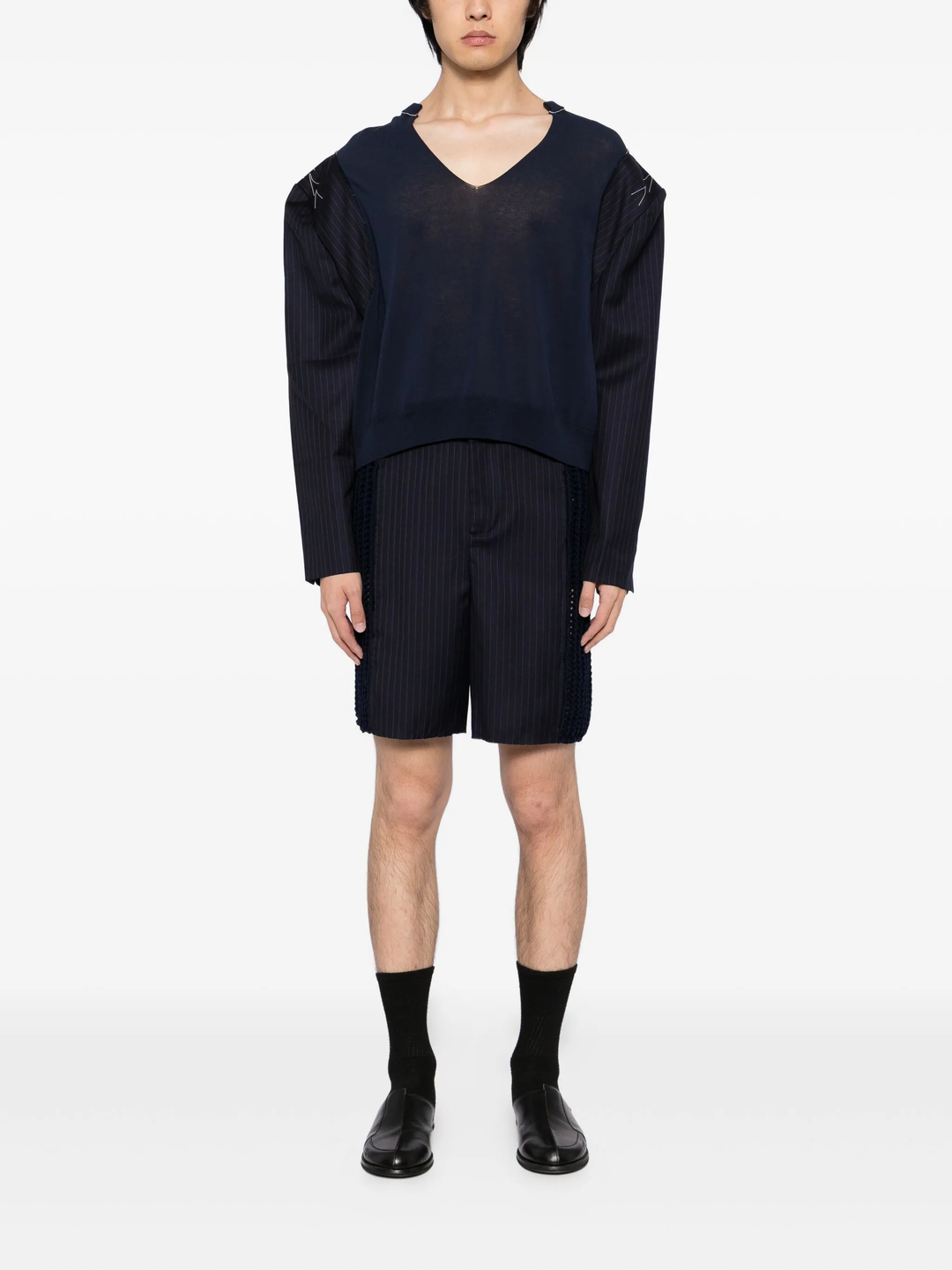 Seamless Knit Sweater Blazer