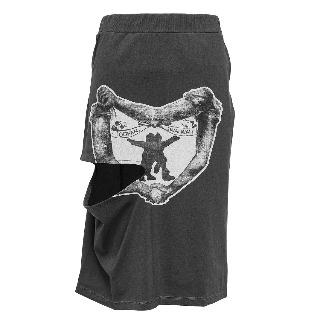 YY Hug&Heart Cutout Skirt