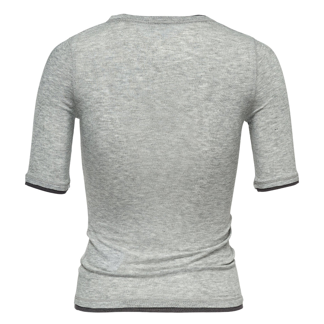 Contrast Edge T-Shirt