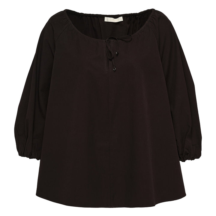 Tumbled Cotton Flare Top