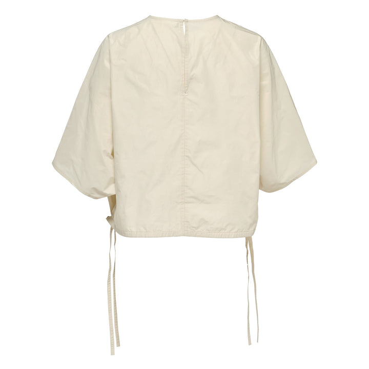 Poly Chambray Taffeta Batwing Top