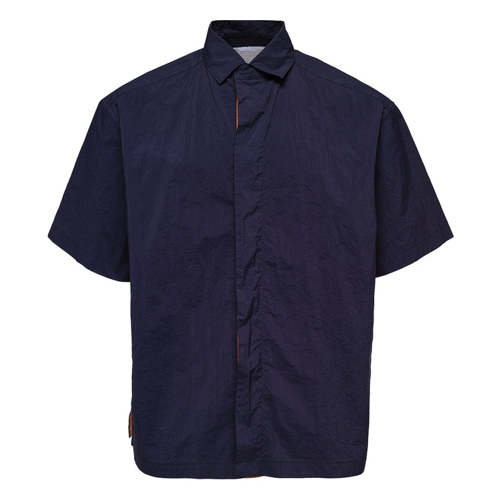 Contrast Placket Short Sleeve Shirt