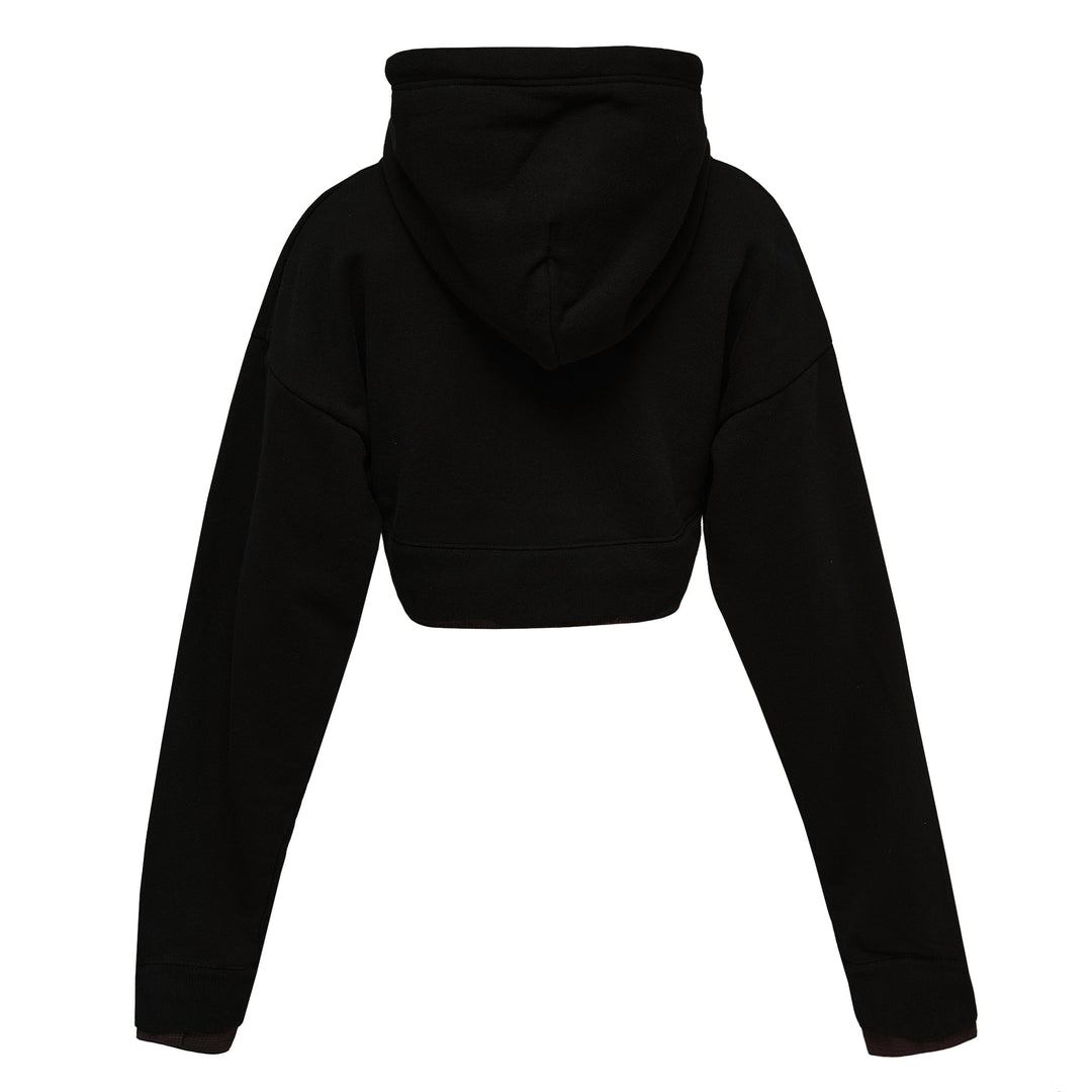 Cropped Layered Zip Parka