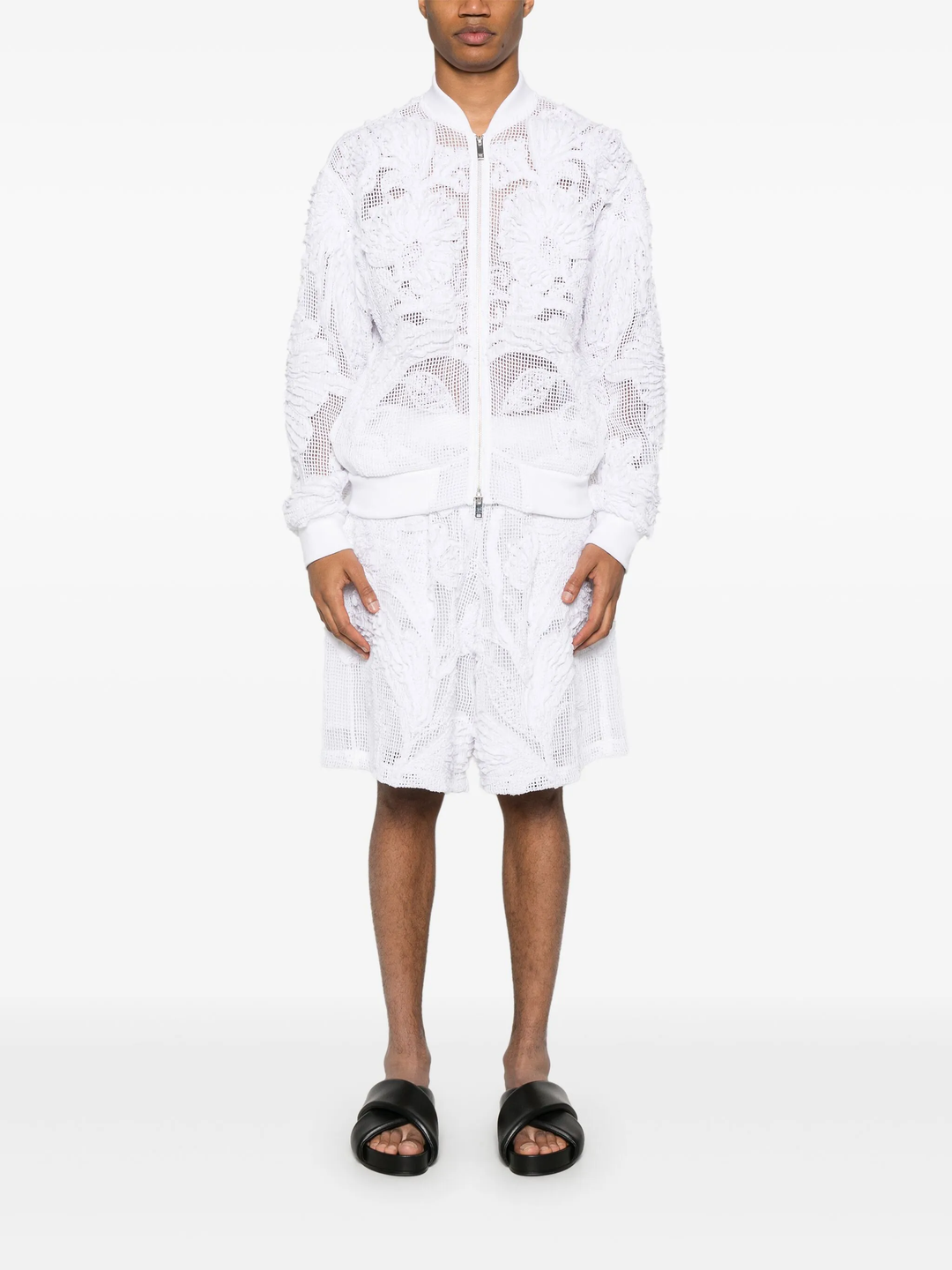 Mesh Ruching Shorts