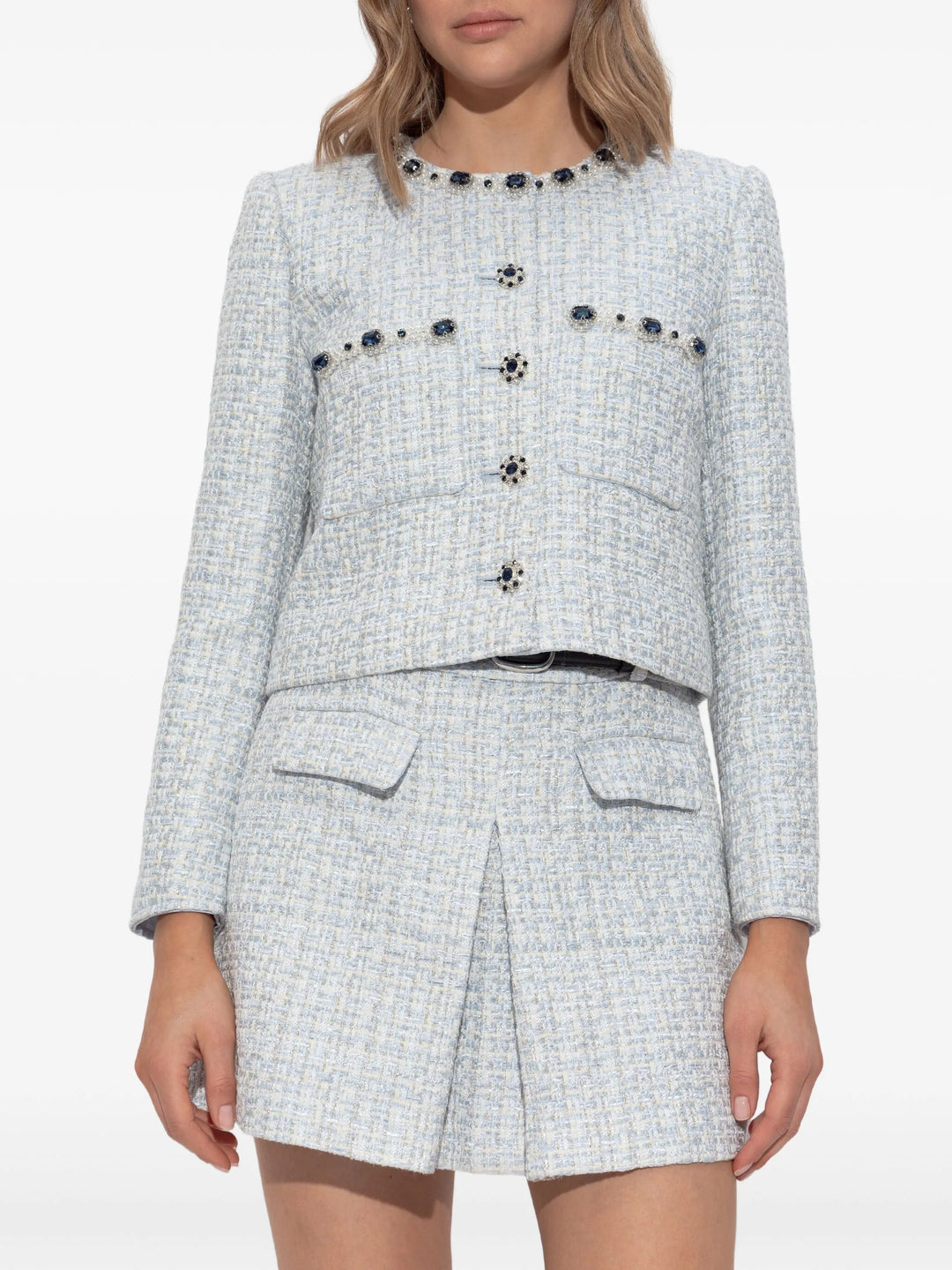 Blue Boucle Jacket