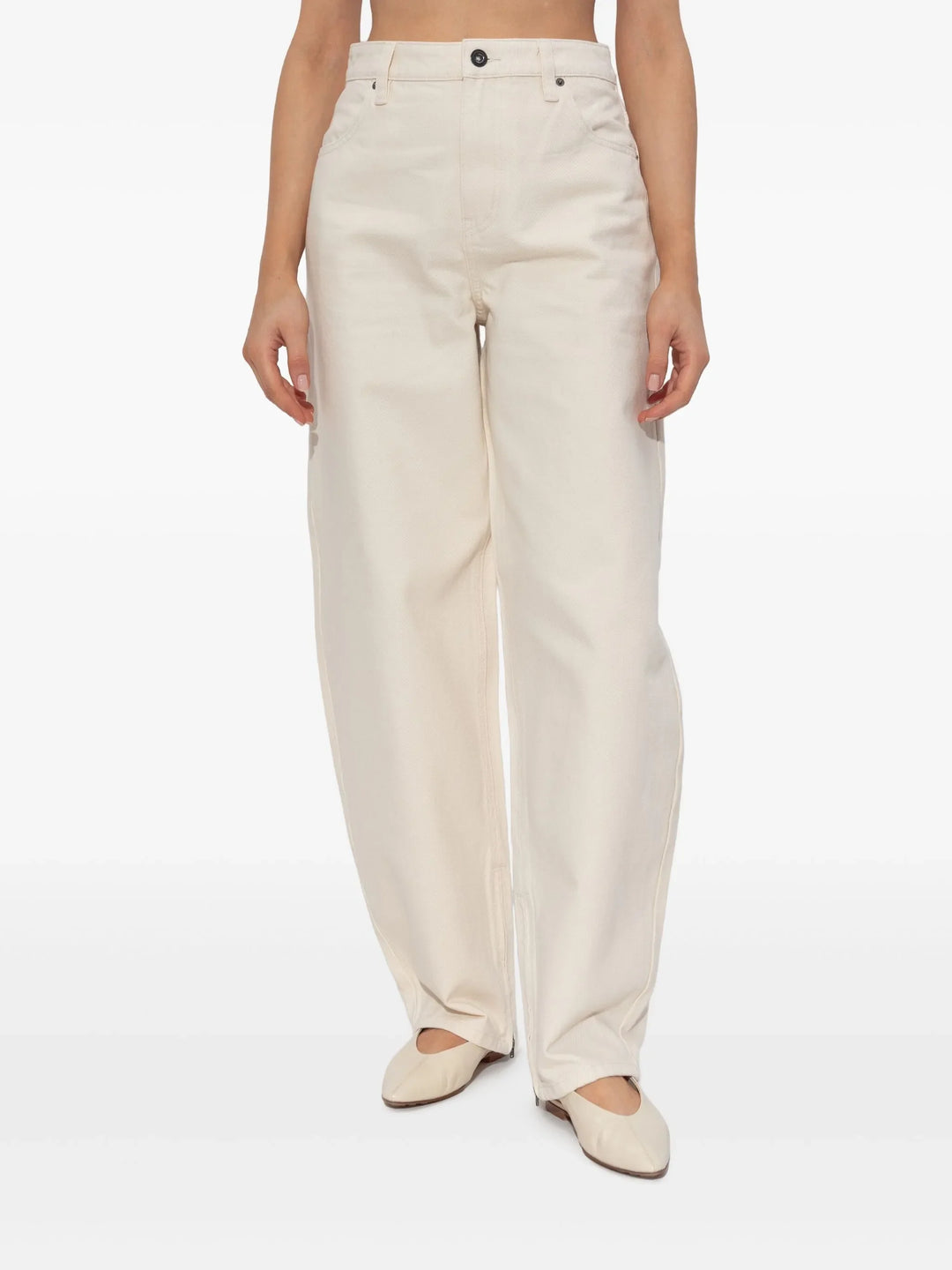 Cream Denim Jeans