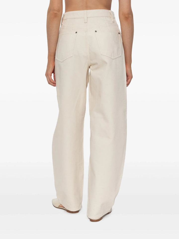 Cream Denim Jeans