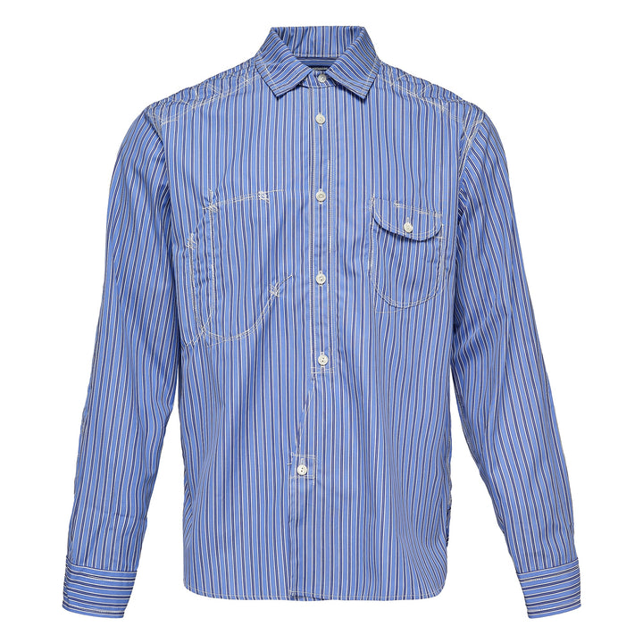 Cotton Stripe Long Sleeve Shirt