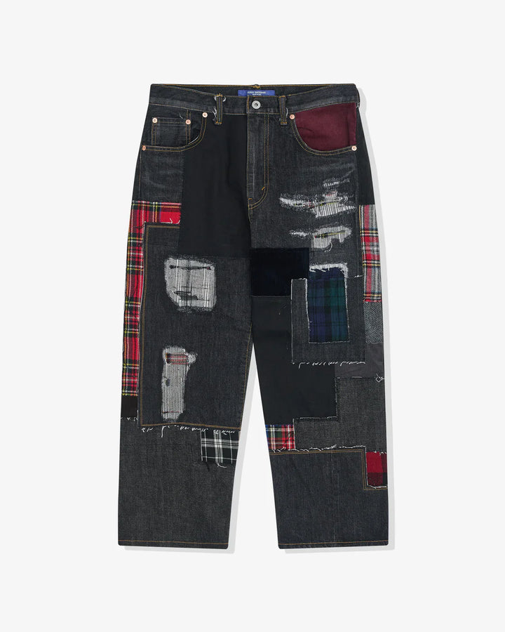 Cotton Selvedge Denim X Patchwork Jeans