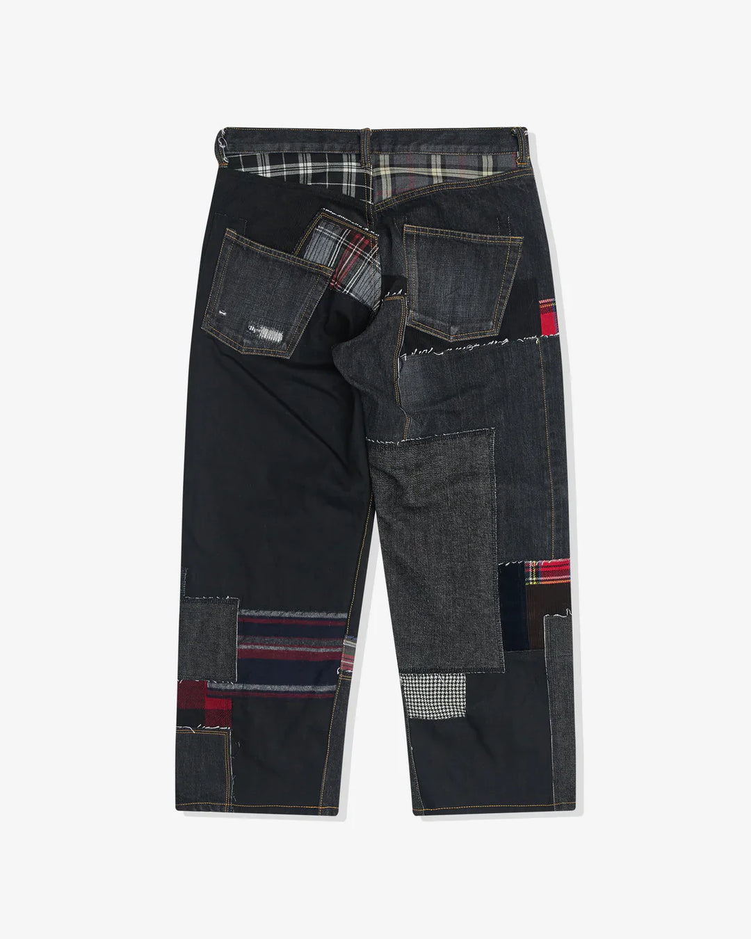 Cotton Selvedge Denim X Patchwork Jeans