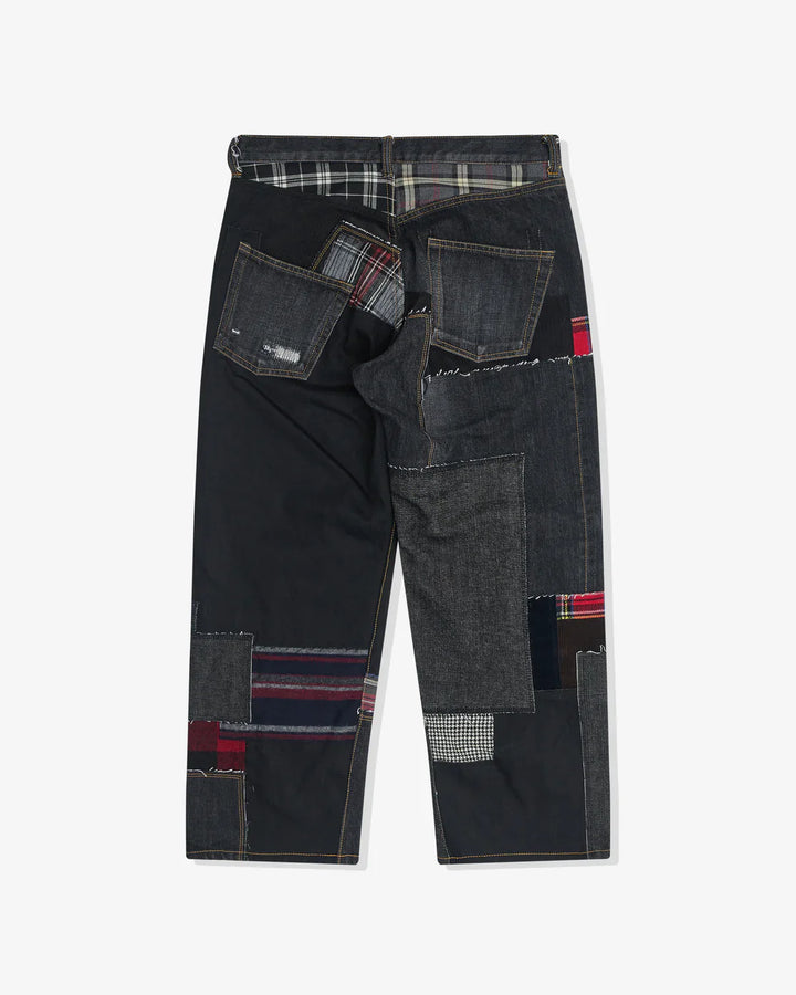 Cotton Selvedge Denim X Patchwork Jeans