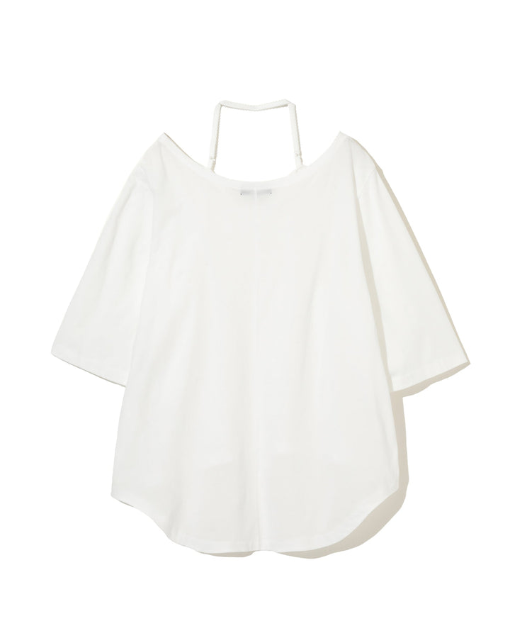 Halterneck-Detail T-Shirt
