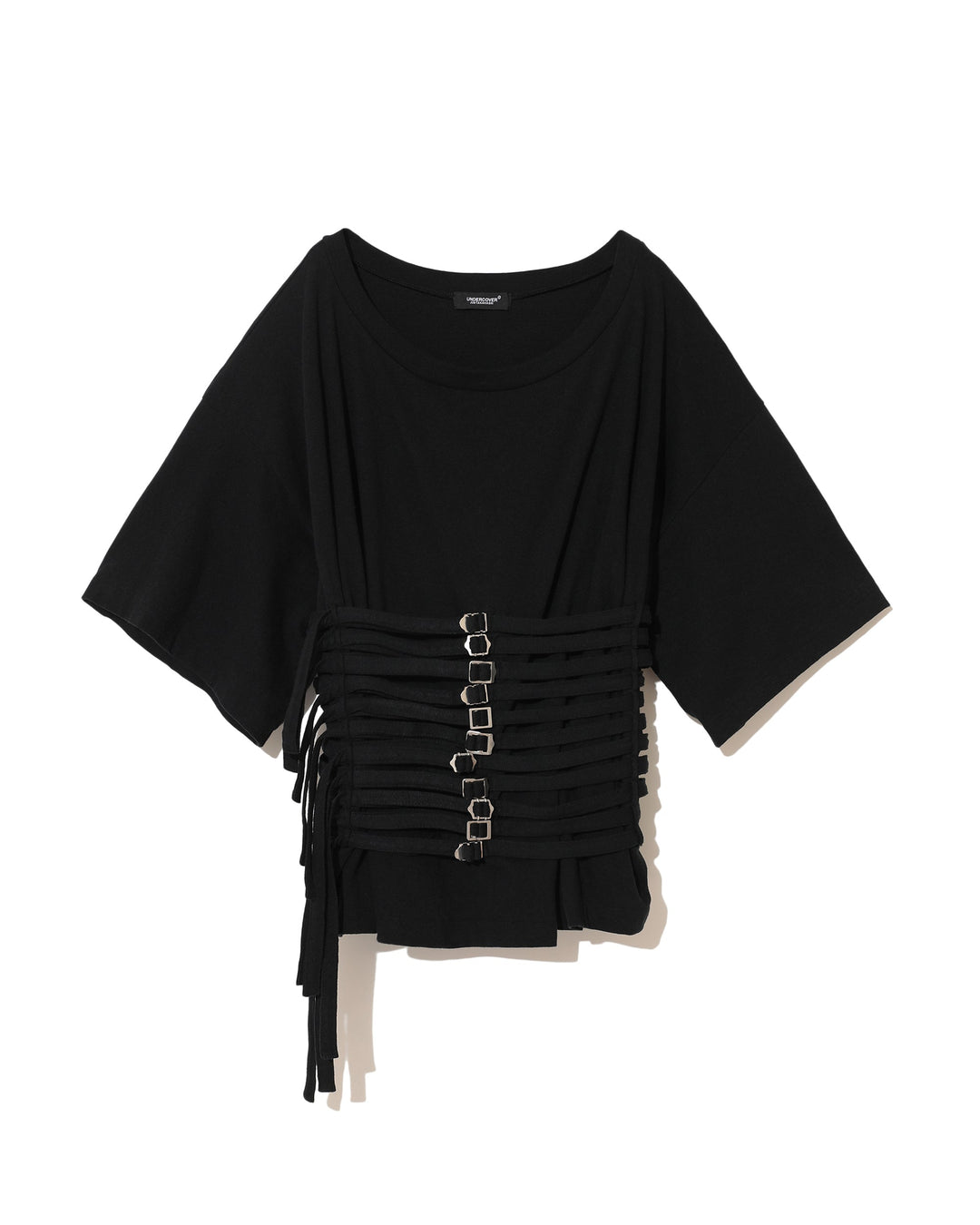 Short Sleeve Top With Belt Detail