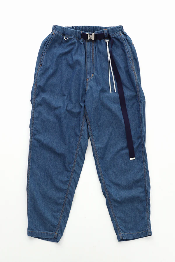 Regular Fit Belted Easy Denim Pants