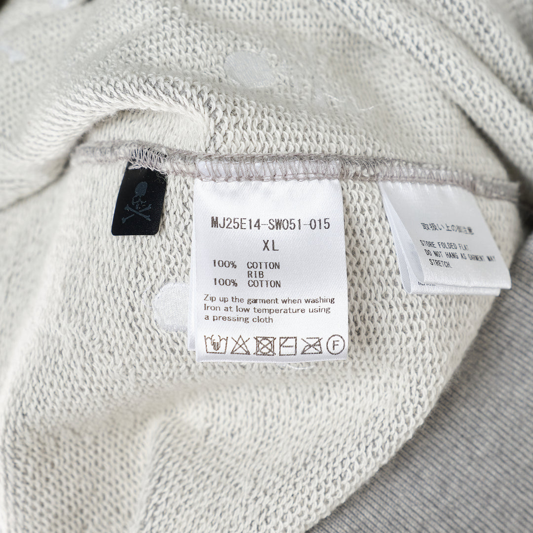 Skull Monogram Zip-Up Hoodie