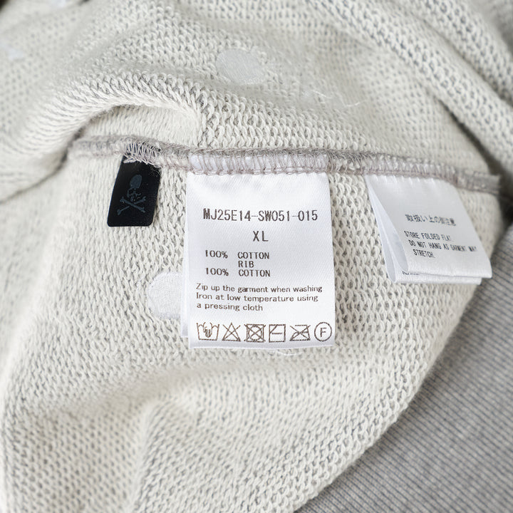 Skull Monogram Zip-Up Hoodie