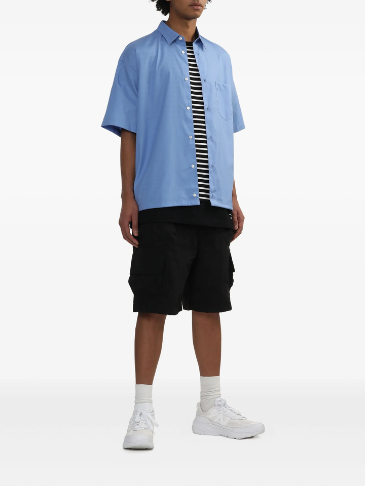 Cotton Broad Short Sleeve Shirt