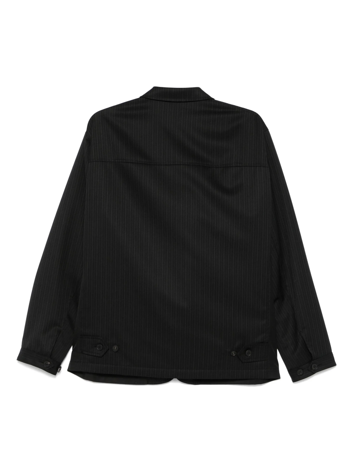Wool Gabardine Stripes Jacket