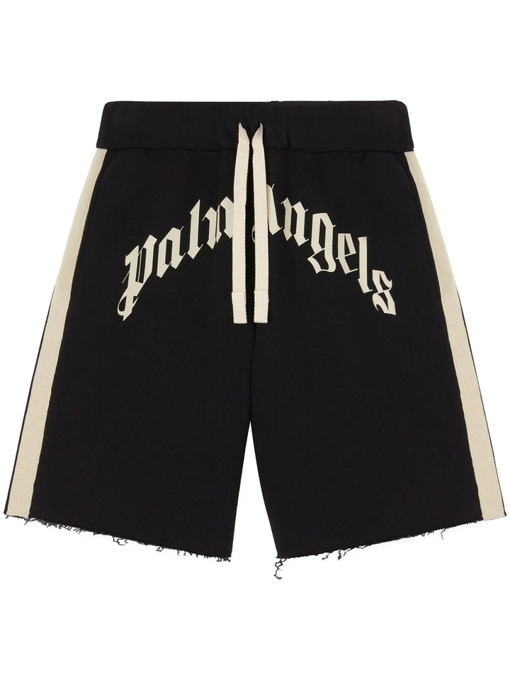 Curved Logo Track Sweatshorts