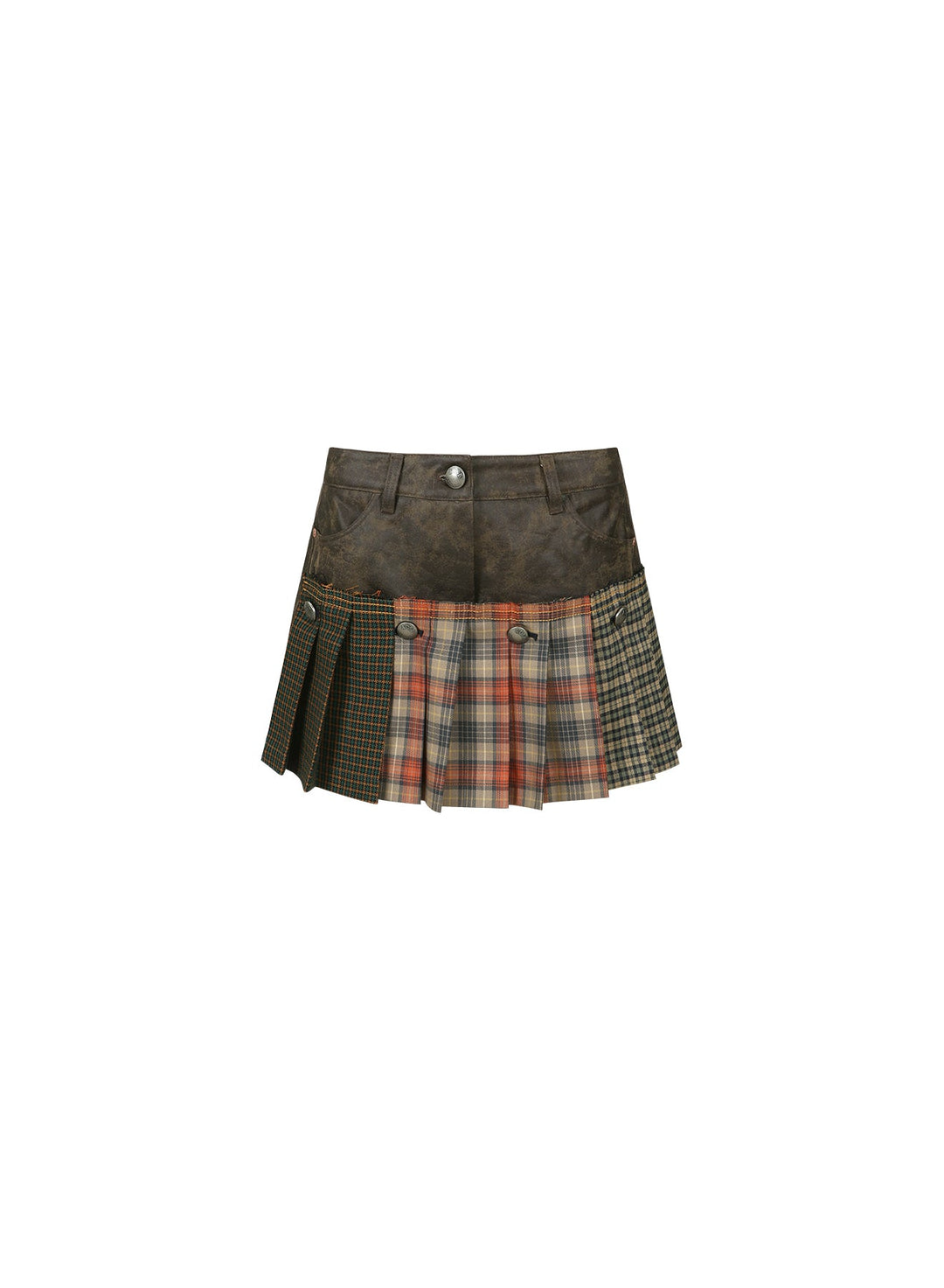 Molly Faux-Leather Skort