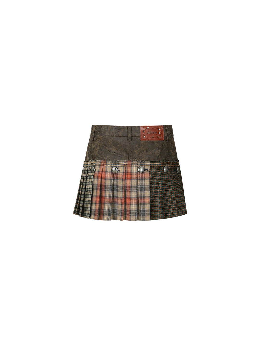 Molly Faux-Leather Skort