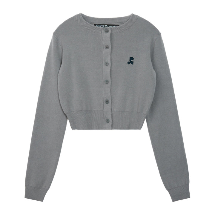 Cropped Knit Cardigan