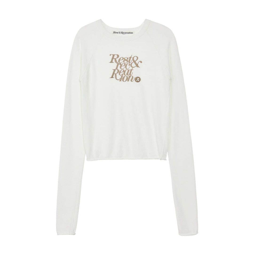 Raglan Long Sleeve Knit Top