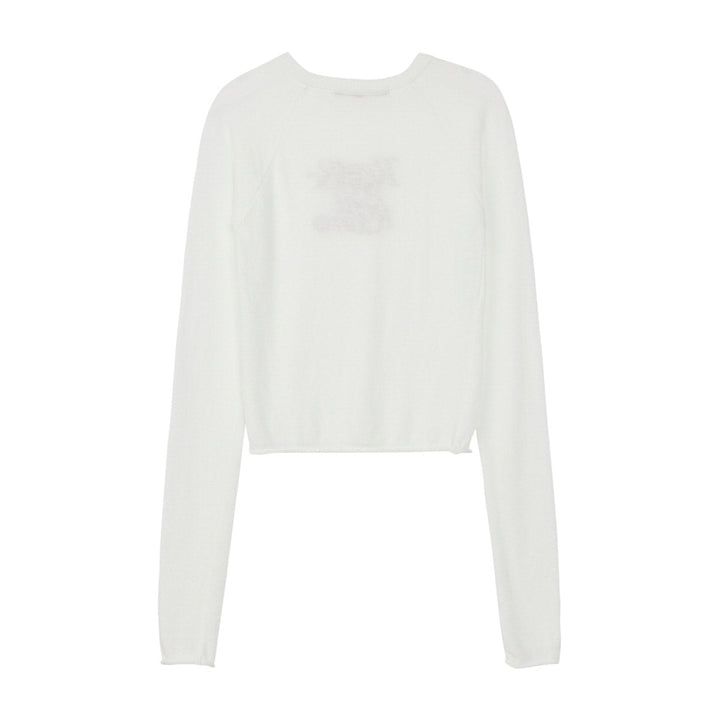 Raglan Long Sleeve Knit Top