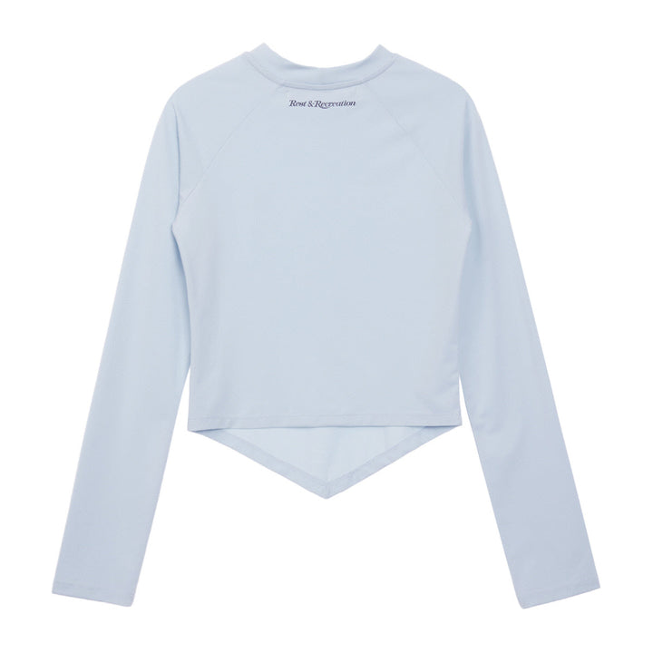 Arrow Point Long Sleeve Top