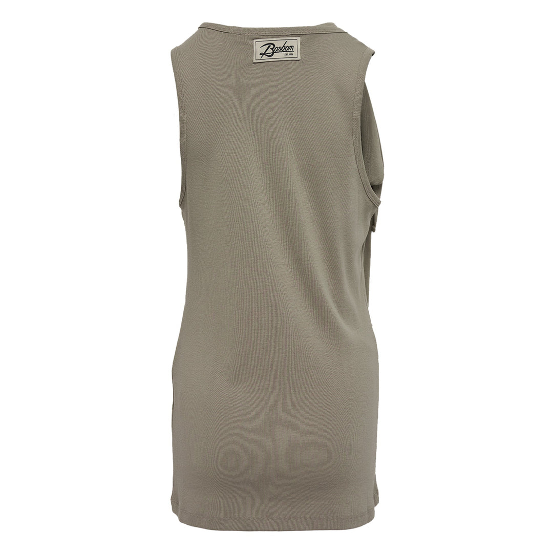 Rolling Strap Layered Sleeveless Top