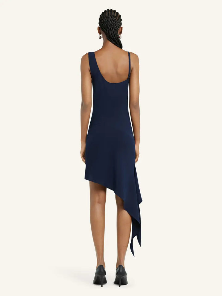 Knot Tech Crepe Dress