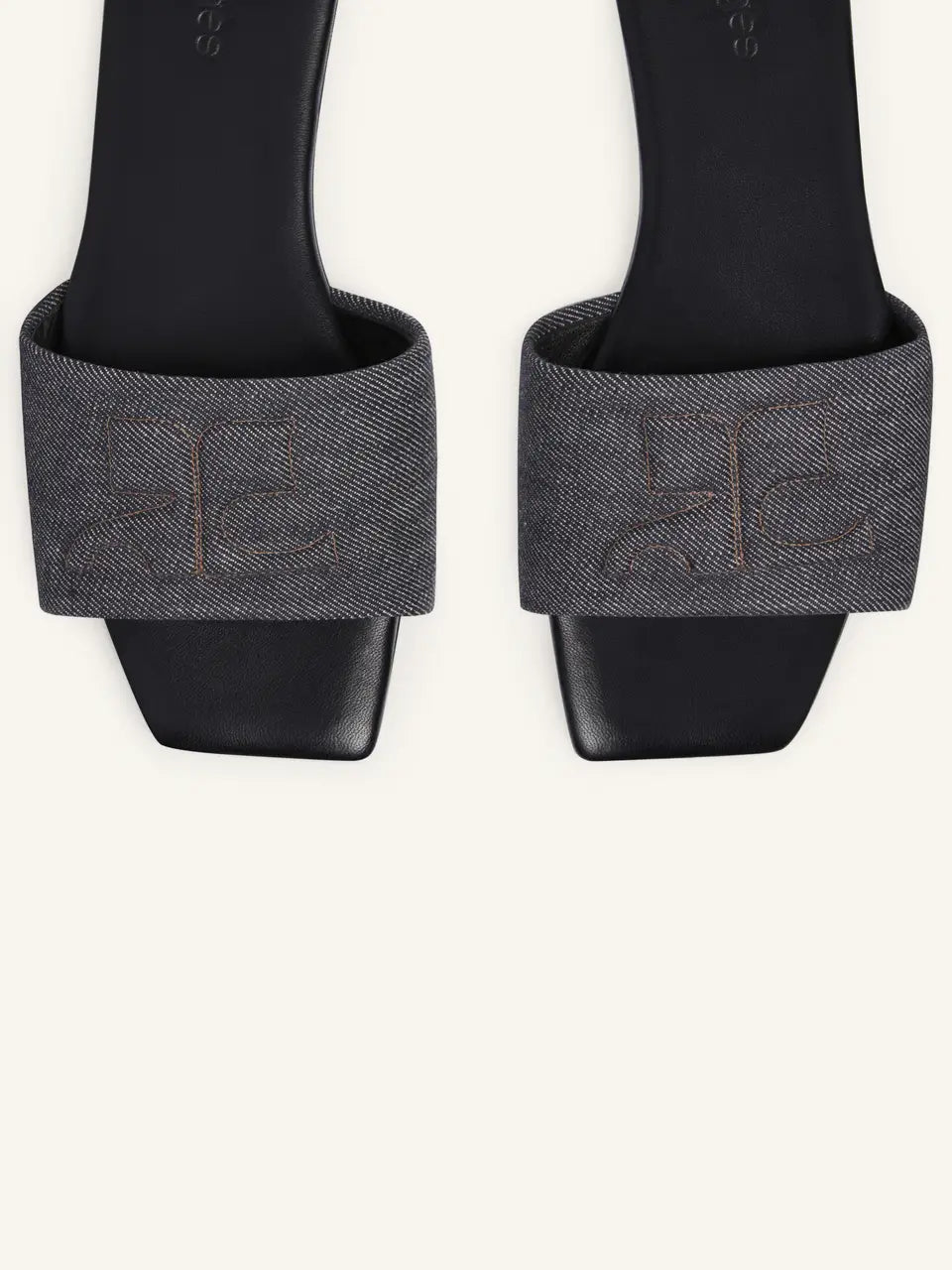 Heritage Shadow Denim Slides