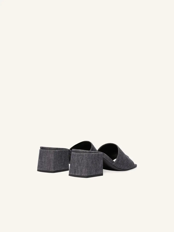 Heritage Shadow Denim Slides