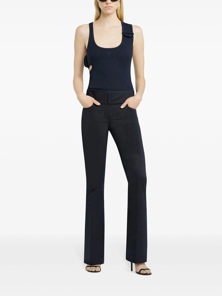 Double Buckle 90s Rib Tank Top