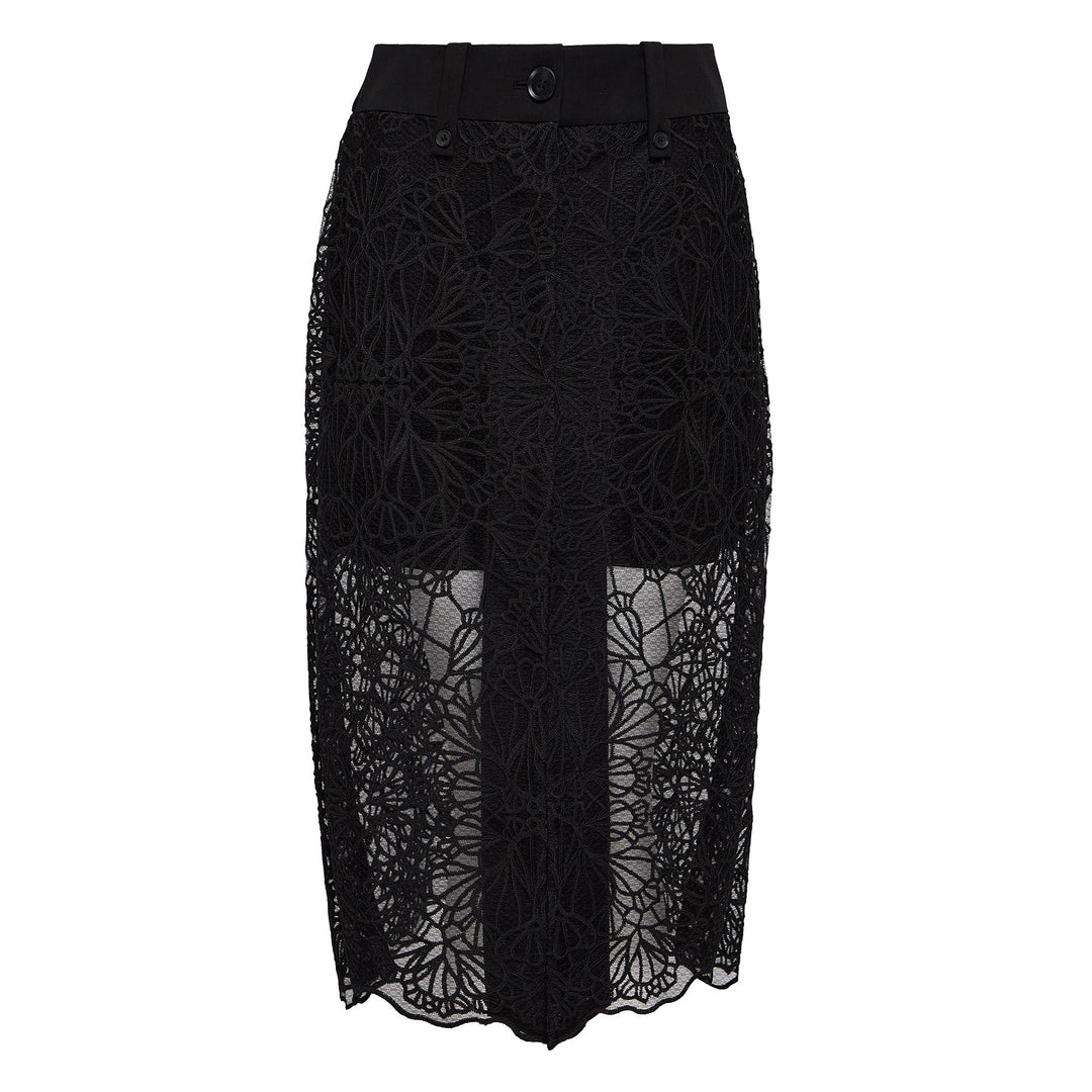 Embroidered Lace Skirt