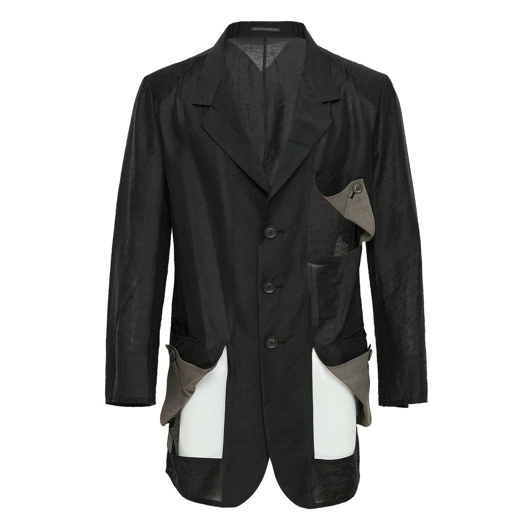 Diagonal Button Jacket