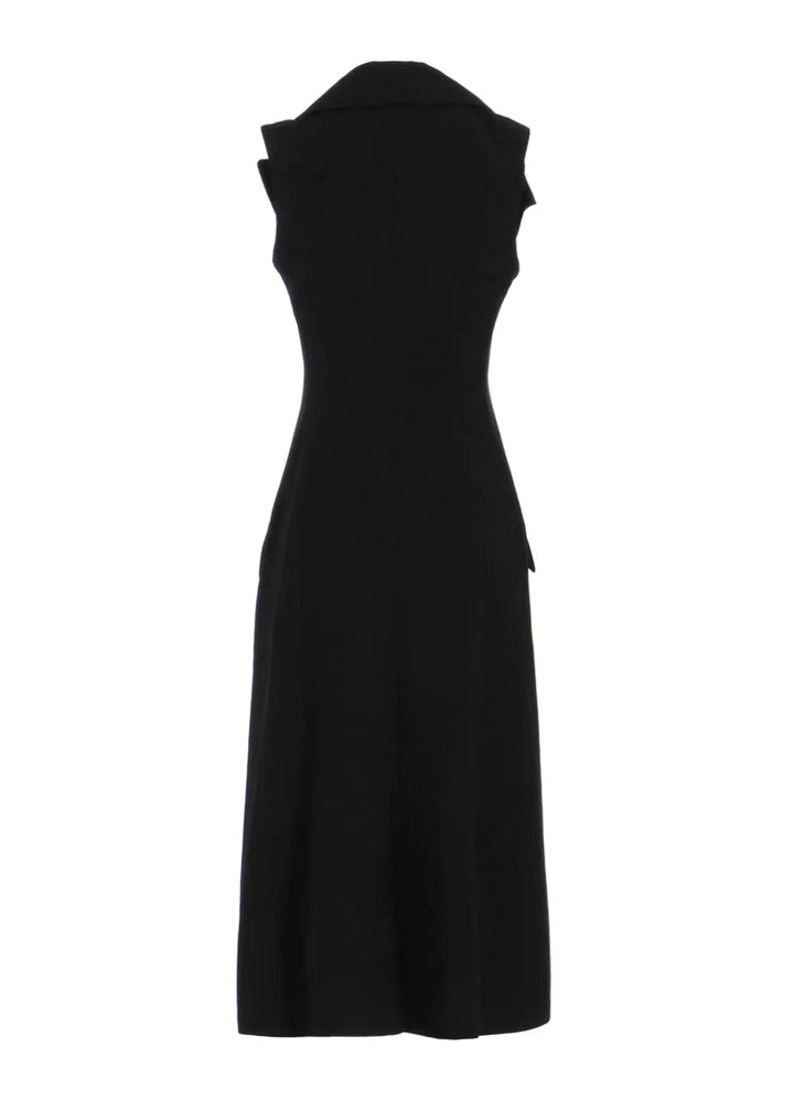 Front Draped Sleeveless Dress