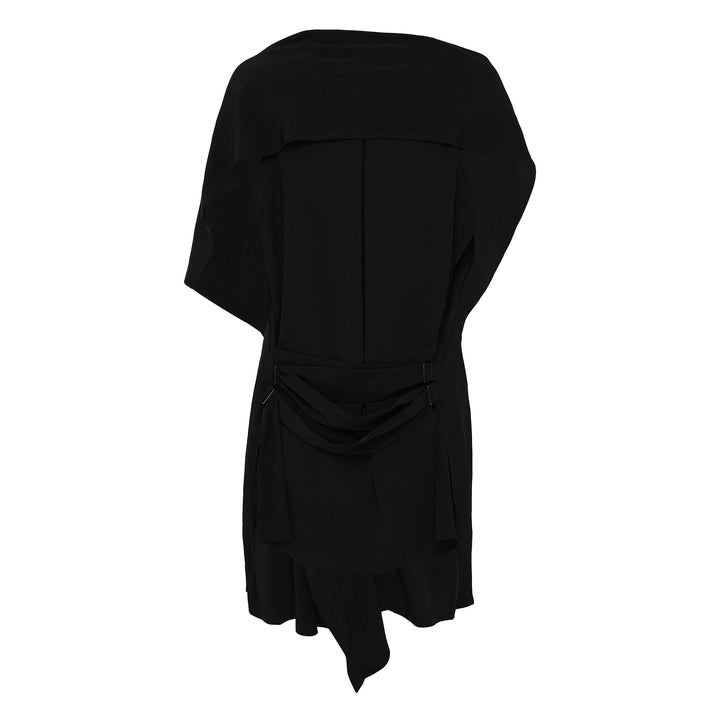 Draped Long Vest