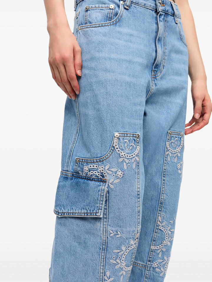 Broderie Anglaise Carpenter Jeans