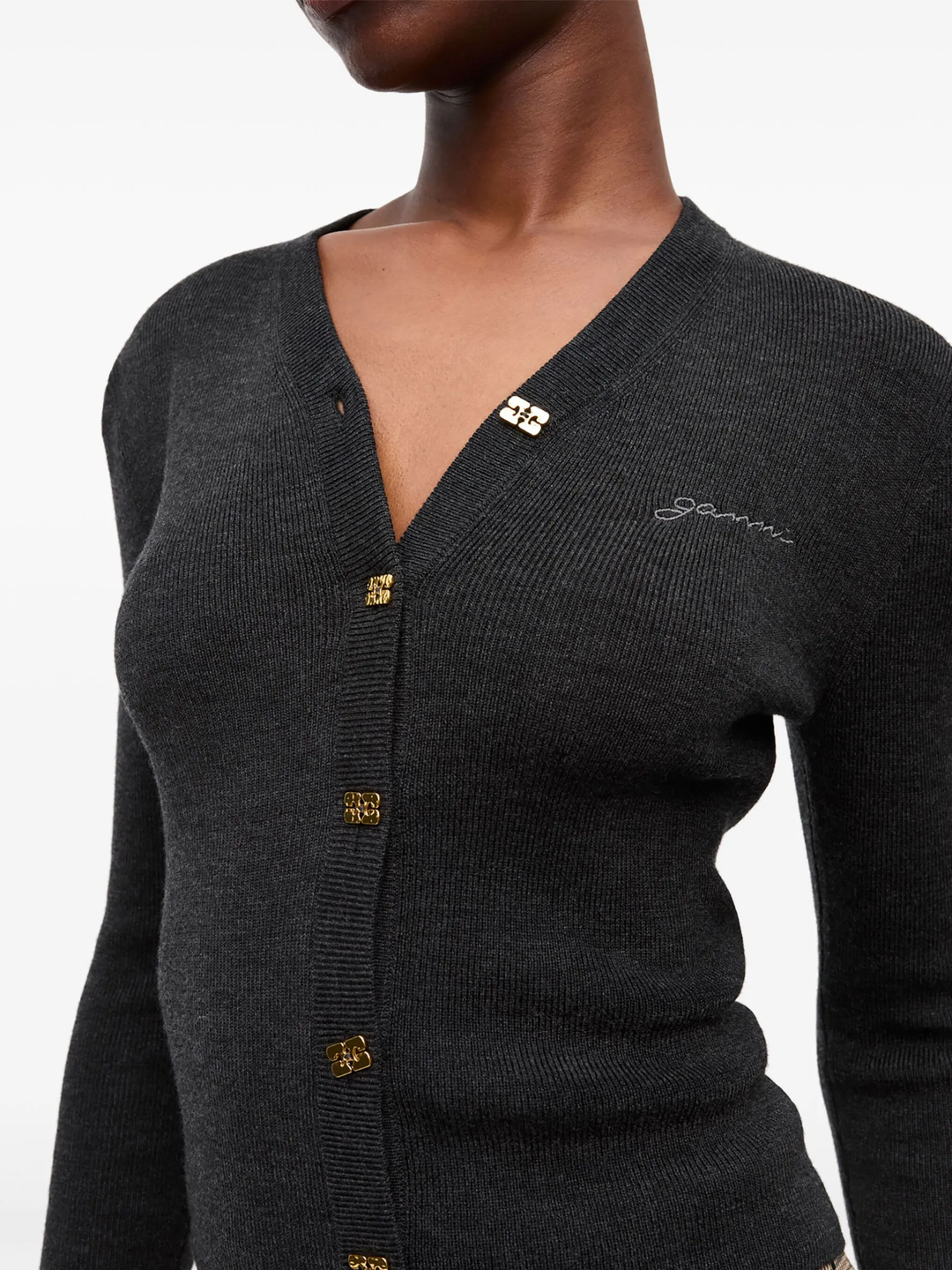 Mini Ribbed Merino Cardigan