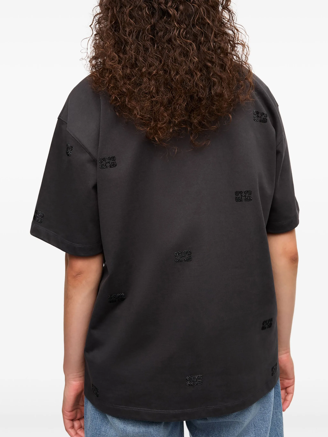 Heavy Cotton Rhinestone T-Shirt