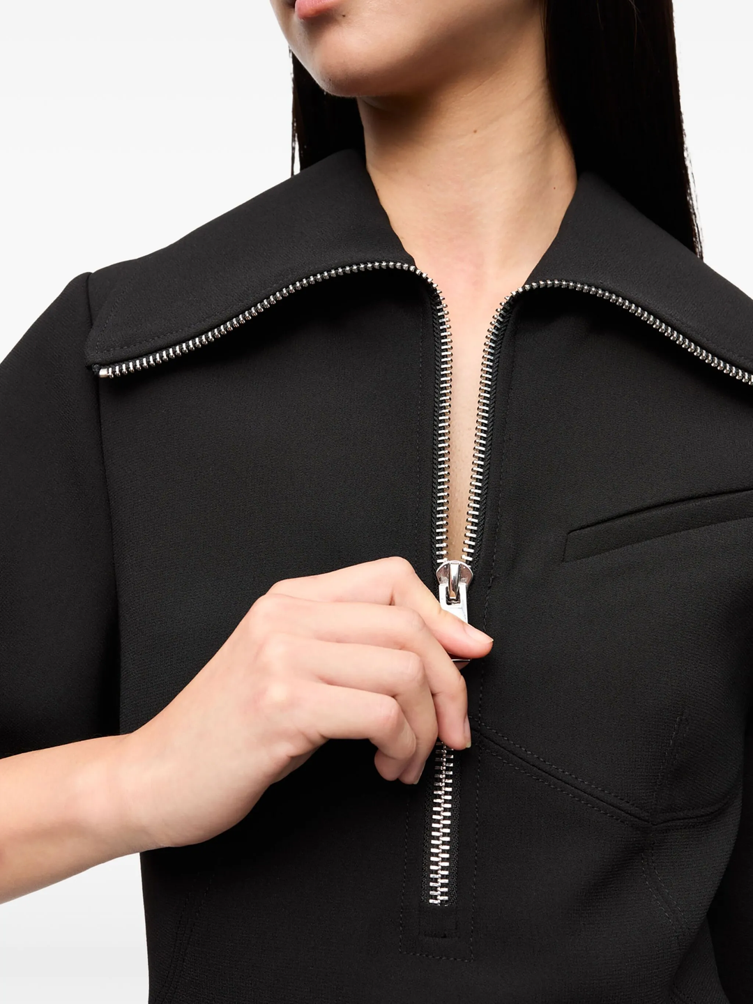 Bonded Crepe Mini Dress