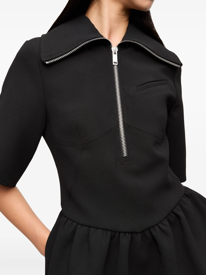 Bonded Crepe Mini Dress