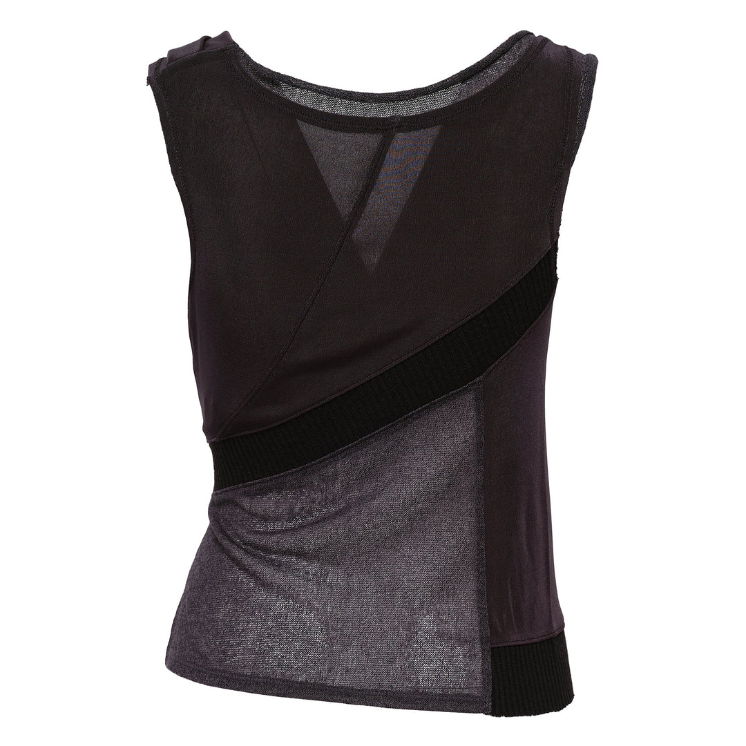 Panel Cowl Back Top