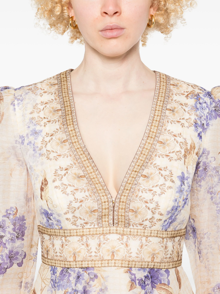 Dawning Plunge Mini Dress