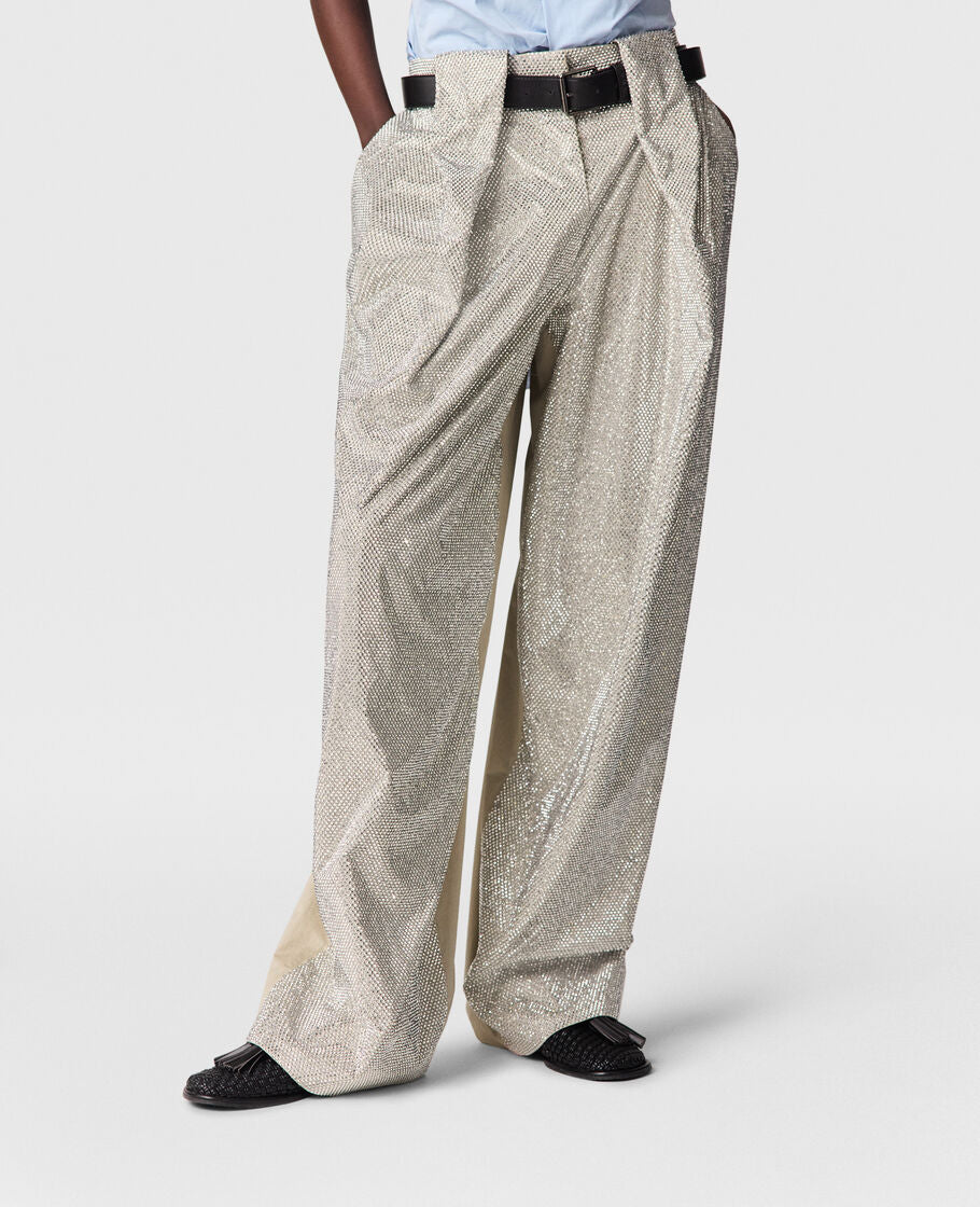 Crystal Hotfix Balloon Trouser