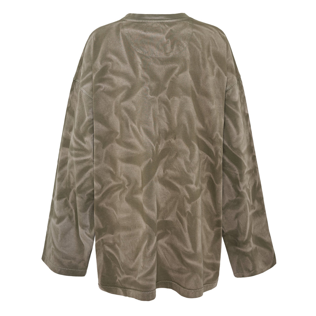 Bird Print Long Sleeve T-Shirt