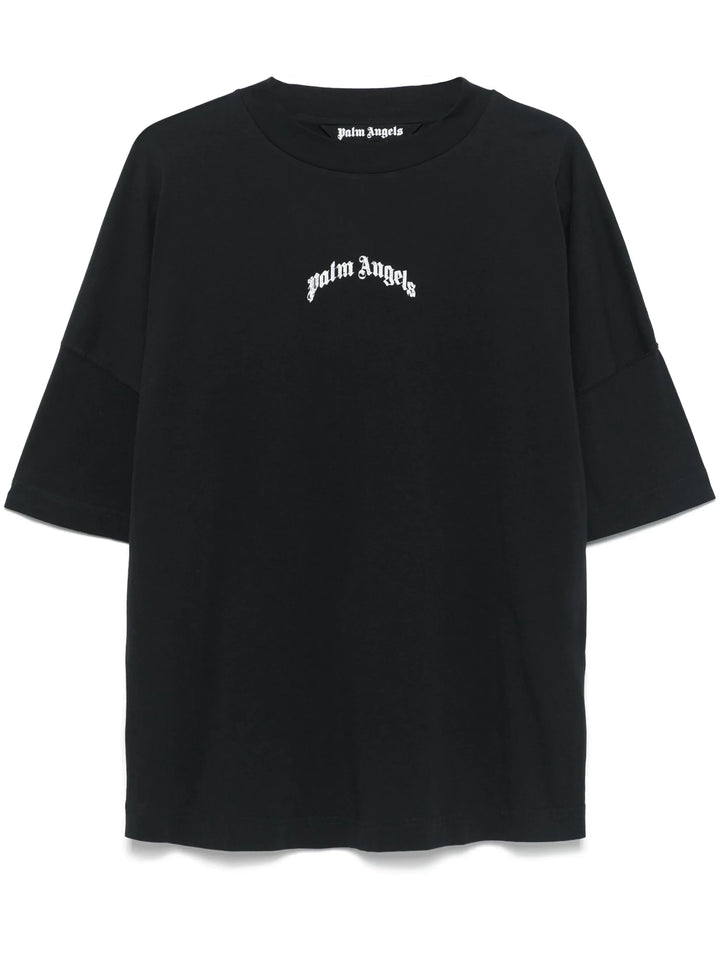 Back Curved Logo Over Tee