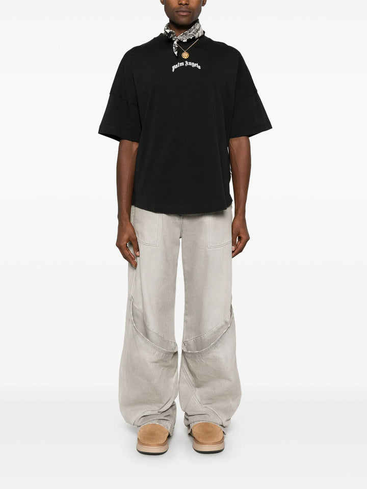 Back Curved Logo Over Tee